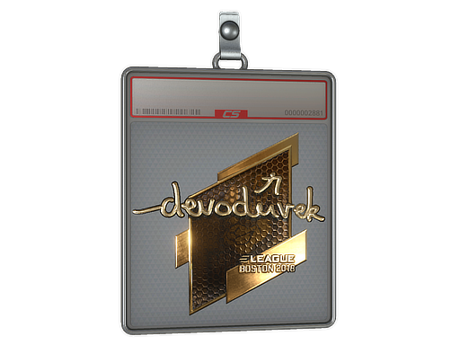 Sticker Slab | devoduvek (Gold) | Boston 2018