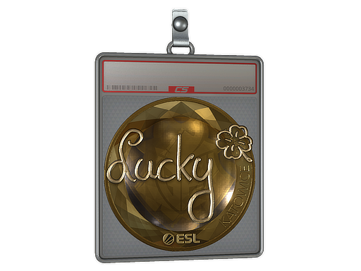 Sticker Slab | Lucky (Gold) | Katowice 2019