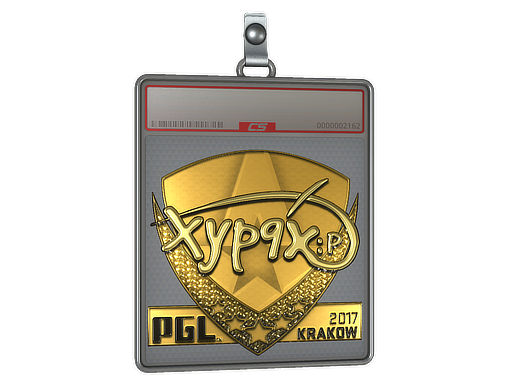 Sticker Slab | Xyp9x (Gold) | Krakow 2017
