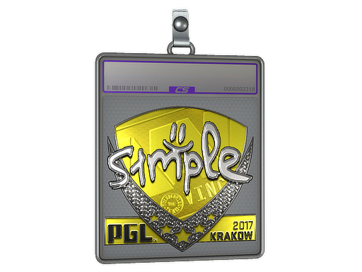 Sticker Slab | s1mple (Foil) | Krakow 2017