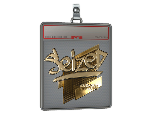Sticker Slab | seized (Gold) | Boston 2018
