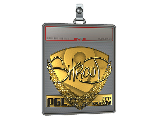 Sticker Slab | shroud (Gold) | Krakow 2017