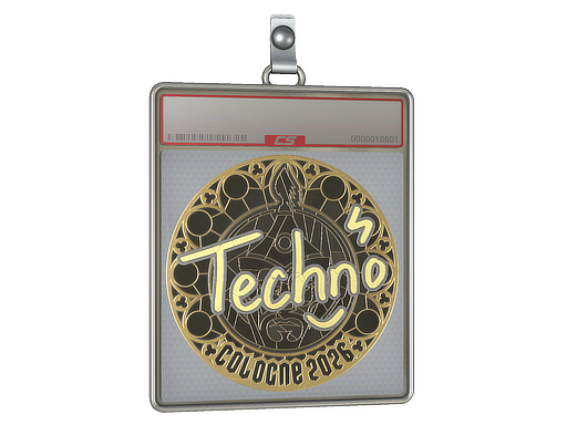 Sticker Slab | Techno4K (Gold) | Cologne 2026