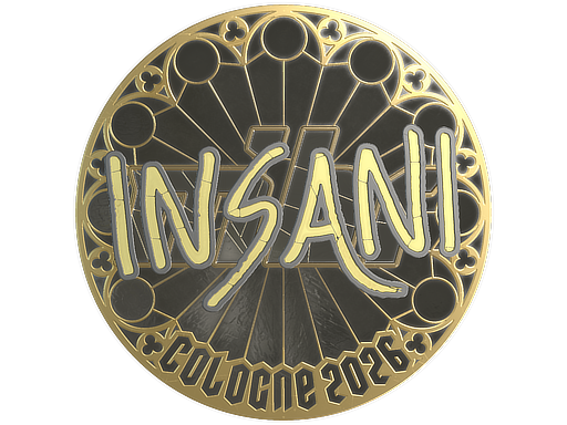 Sticker | insani (Gold) | Cologne 2026
