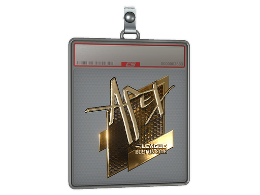 Sticker Slab | apEX (Gold) | Boston 2018
