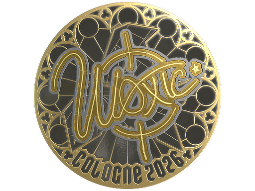 Sticker | woxic (Gold) | Cologne 2026