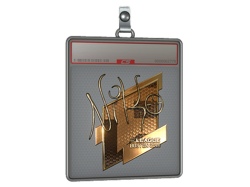 Sticker Slab | NiKo (Gold) | Boston 2018