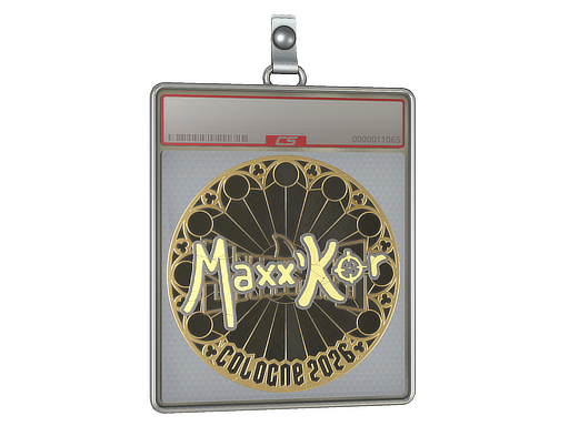 Sticker Slab | maxxkor (Gold) | Cologne 2026