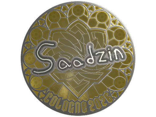 Sticker | saadzin (Foil) | Cologne 2026
