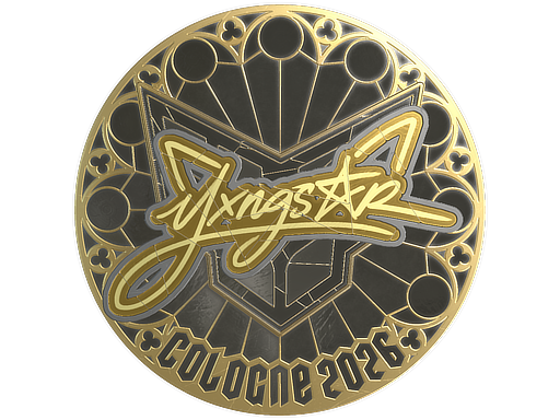 Sticker | yxngstxr (Gold) | Cologne 2026