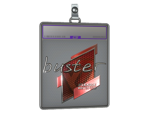 Sticker Slab | buster (Foil) | Boston 2018