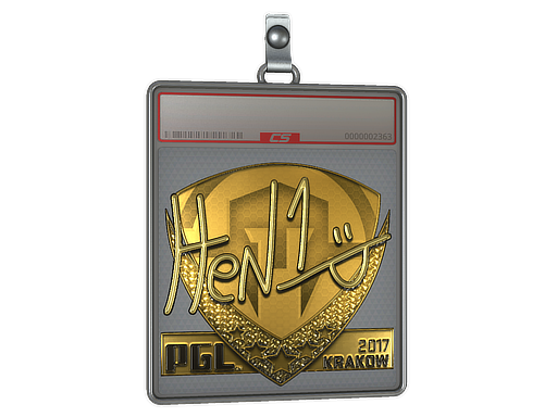 Sticker Slab | HEN1 (Gold) | Krakow 2017