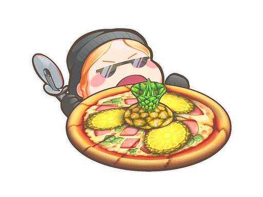 Sticker | Pineapple On Pizza (Lenticular)