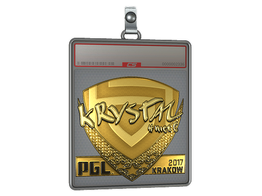 Sticker Slab | kRYSTAL (Gold) | Krakow 2017