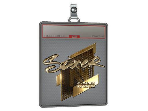 Sticker Slab | SIXER (Gold) | Boston 2018