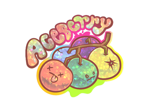Sticker | Aceberry (Glitter)