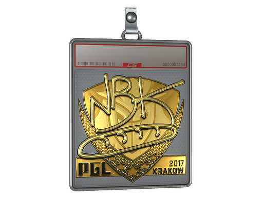 Sticker Slab | NBK- (Gold) | Krakow 2017