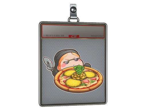 Sticker Slab | Pineapple On Pizza (Lenticular)