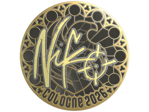 Sticker | NiKo (Gold) | Cologne 2026