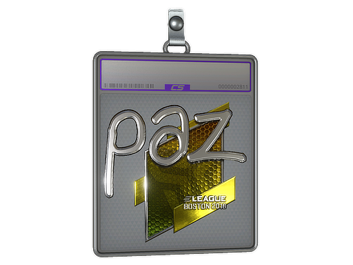 Sticker Slab | paz (Foil) | Boston 2018