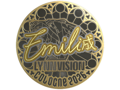 Sticker | EmiliaQAQ (Gold) | Cologne 2026
