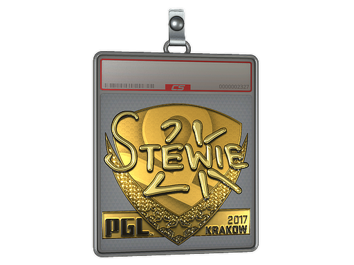 Sticker Slab | Stewie2K (Gold) | Krakow 2017