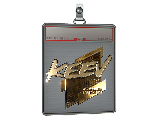 Sticker Slab | keev (Gold) | Boston 2018