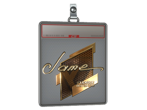 Sticker Slab | Jame (Gold) | Boston 2018
