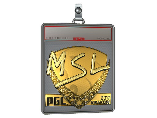 Sticker Slab | MSL (Gold) | Krakow 2017