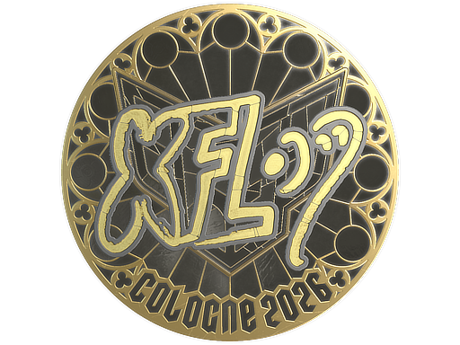 Sticker | xfl0ud (Gold) | Cologne 2026