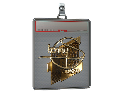 Sticker Slab | kennyS (Gold) | Boston 2018