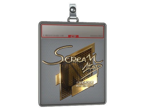 Sticker Slab | ScreaM (Gold) | Boston 2018