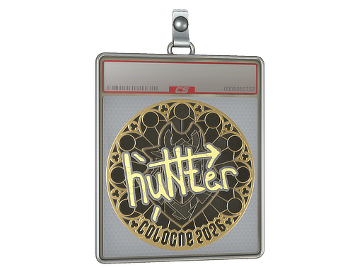 Sticker Slab | huNter- (Gold) | Cologne 2026