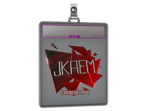Sticker Slab | jkaem (Foil) | Cologne 2016