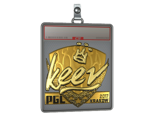 Sticker Slab | keev (Gold) | Krakow 2017