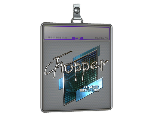 Sticker Slab | chopper (Foil) | Boston 2018