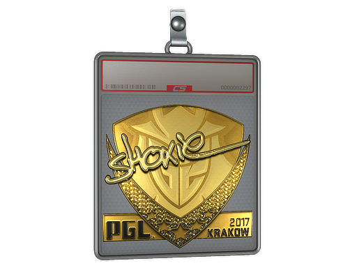 Sticker Slab | shox (Gold) | Krakow 2017
