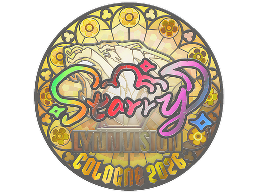 Sticker | Starry (Holo) | Cologne 2026