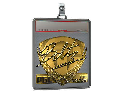 Sticker Slab | boltz (Gold) | Krakow 2017