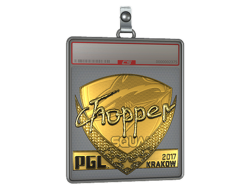 Sticker Slab | chopper (Gold) | Krakow 2017