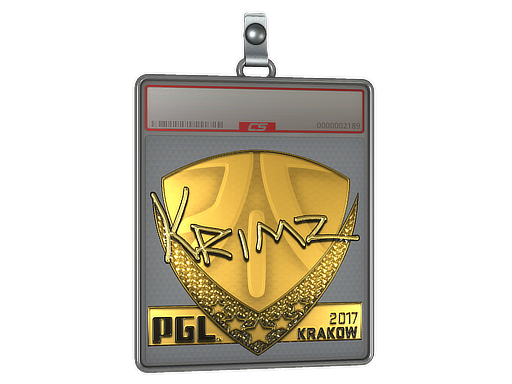 Sticker Slab | KRIMZ (Gold) | Krakow 2017
