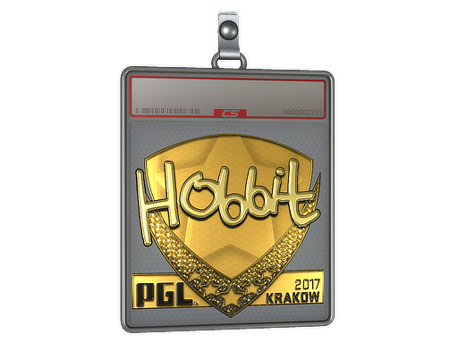 Sticker Slab | Hobbit (Gold) | Krakow 2017