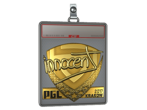 Sticker Slab | innocent (Gold) | Krakow 2017