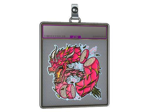 Sticker Slab | Dragon Fruit (Foil)