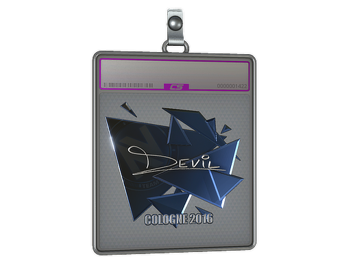 Sticker Slab | DEVIL (Foil) | Cologne 2016