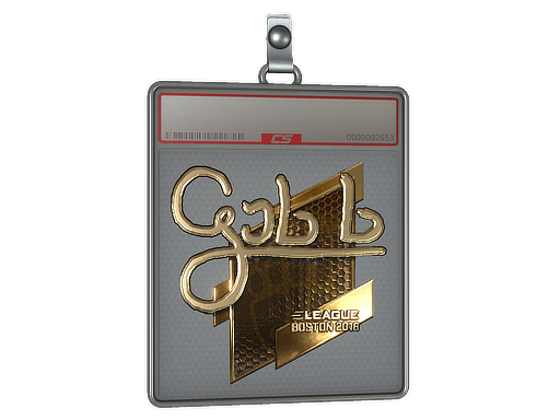 Sticker Slab | gob b (Gold) | Boston 2018