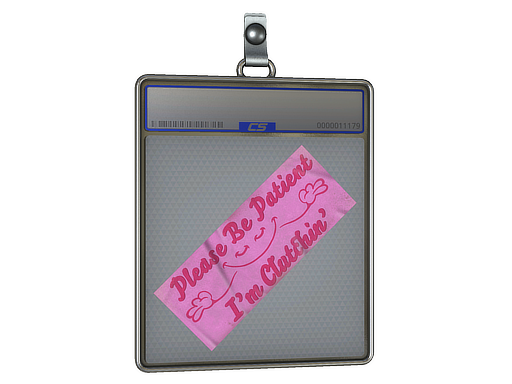 Sticker Slab | Please Be Patient