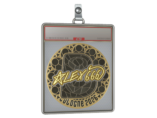 Sticker Slab | alex666 (Gold) | Cologne 2026