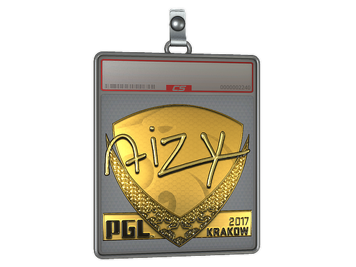 Sticker Slab | aizy (Gold) | Krakow 2017