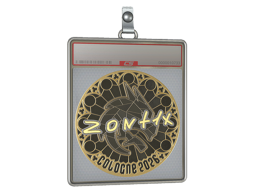 Sticker Slab | zont1x (Gold) | Cologne 2026